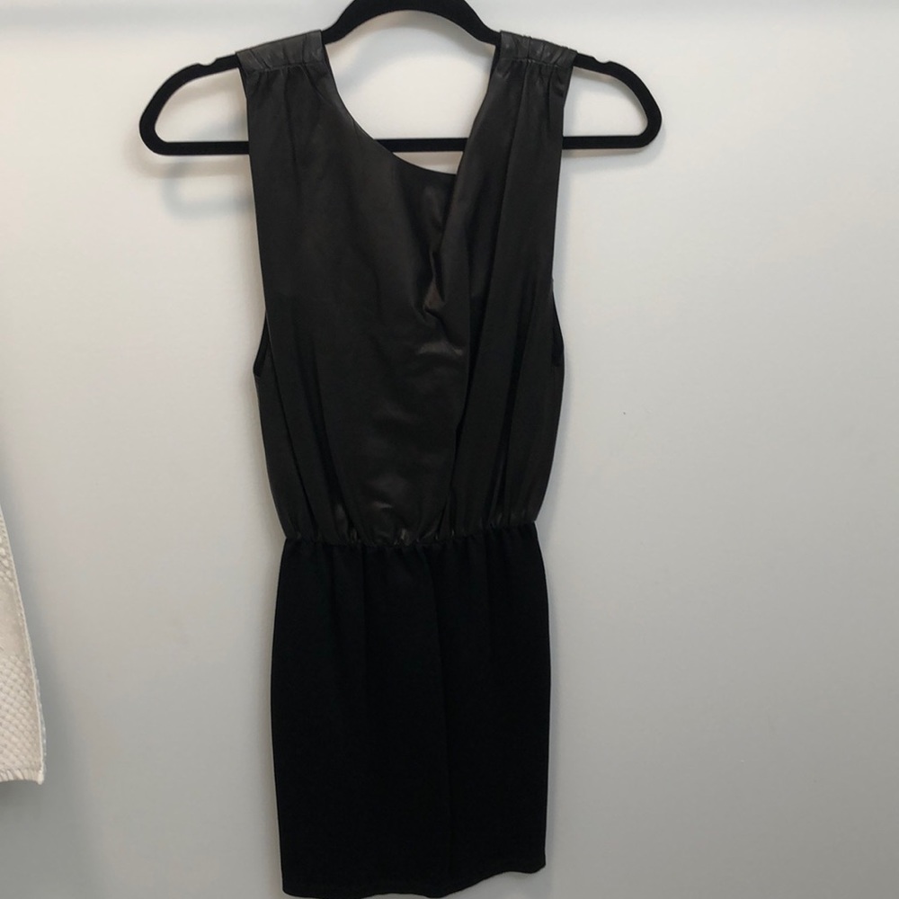 Alice + Olivia Leather Dress